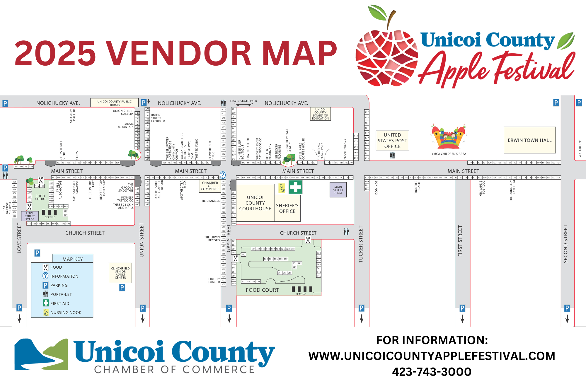 2022 Apple Fest Map
